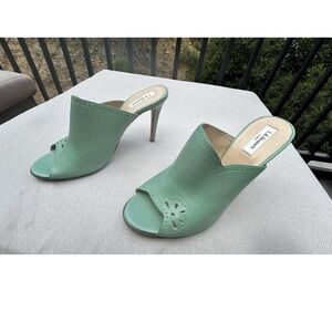 LK Bennett Light Green Heels